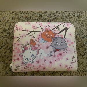Loungefly Disney The Aristocats Kittens Marie Cherry Blossom WALLET